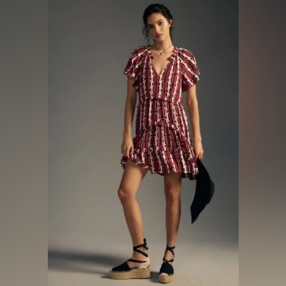Anthropologie Robin Tiered Dress